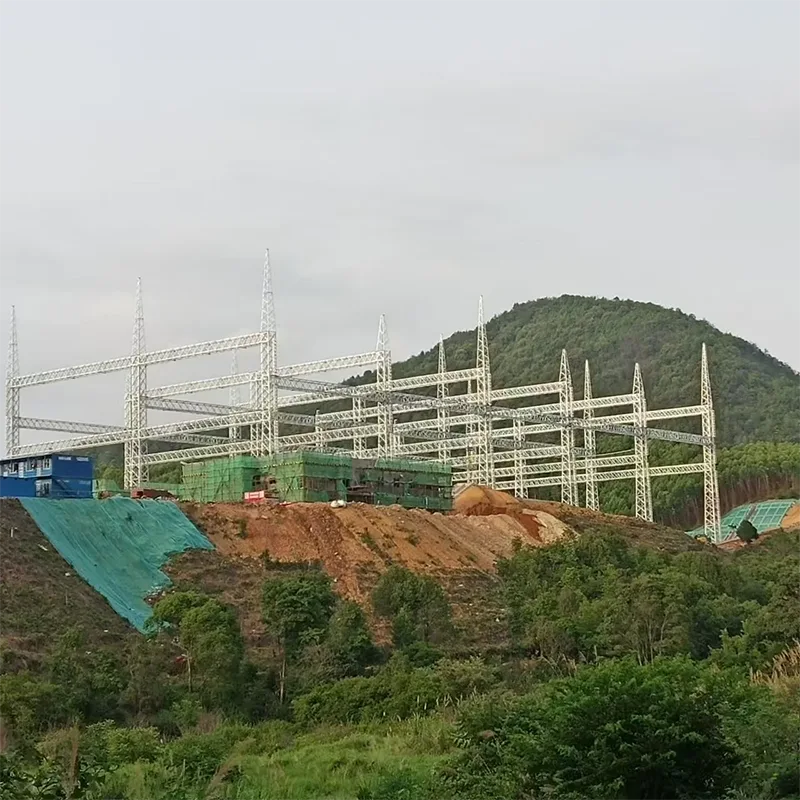 Металеві конструкції підстанції електропередачі